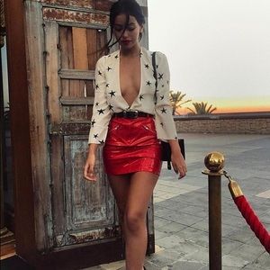 I AM GIA red jagger skirt (sold out everywhere)